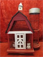 Barn birdcage décor house.