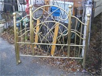 Solid Brass headboard and footboard