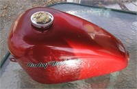 Vintage Harley Davidson motorcycle gas tank