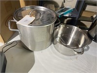 ALUMINUM AND STAINLESS STEEL STOCK POTS