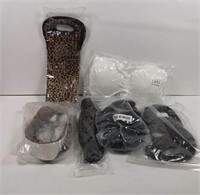 New lot of Women's Wigs, Bra, and Wine Tote