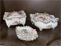 5 PC. CERAMICWARE COVERED DISHES AND