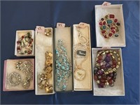 6 SETS OF COSTUME JEWELRY