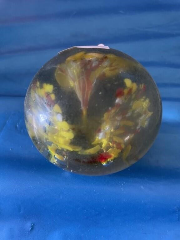 GLASS PAPERWEIGHT