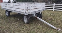 Hay Wagon with Wood Sides