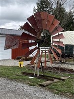 Metal Wind Mill Weather Vane, Aer Motor
