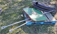 Plastic Sewer Pipe, John Deere 216 Metal Plate,