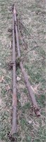 Vtg. Horse Guiding Poles