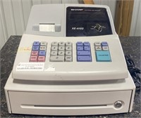 Sharp Electronic Cash Register XE-A102 w/ Key.