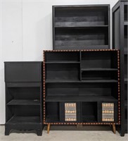 Wood Shelves 25"x33"x18", 40"x21.5"x12",