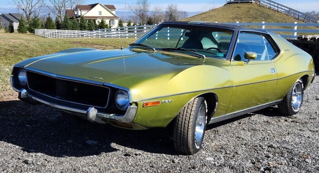 1971 AMC Javelin SST in Lime Metallic Green. 304