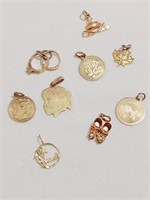 10KT GOLD CHARMS