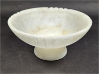 Vintage Onyx Footed Bowl