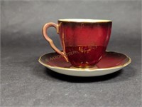 Vintage CARLTON WARE Porcelain Cup & Saucer