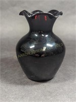 Vintage Cranberry Glass Vase