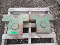4 Combine weights. Approx 50lb each For a John