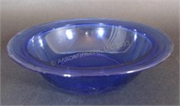 HAZEL ATLAS Cobalt Blue Depression Glass Bowl