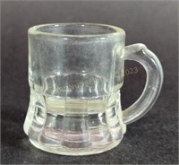 Vintage FEDERAL GLASS Beer Mug Toothpick Holder