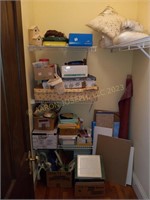 Contents of Crafting Supplies Closet