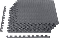 $53 6PK (24x24") Interlocking Floor Mat Tiles