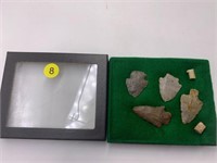 (4) Arrowheads found in Knox Co. IN