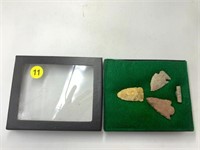 (3) Arrowheads found in Knox Co. IN. found Near