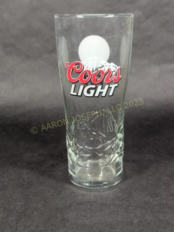 Coors Light Ohio State Sponsor Glass