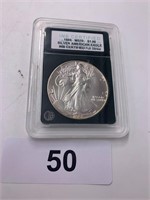 1988 Silver Eagle Dollar Coin - MS70