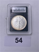 1992 Silver Eagle $1 Coin - MS70
