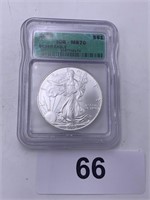 2005 Eagle S$1 Coin - ICG-MS70