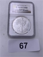 2006 W Eagle S$1 Coin - PF70 Ultra Cameo