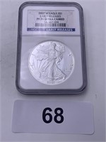 2007 W Eagle S$1 Coin - PF70 Ultra Cameo