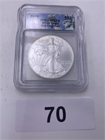 2009 Eagle S$1 Coin - ICG-MS70