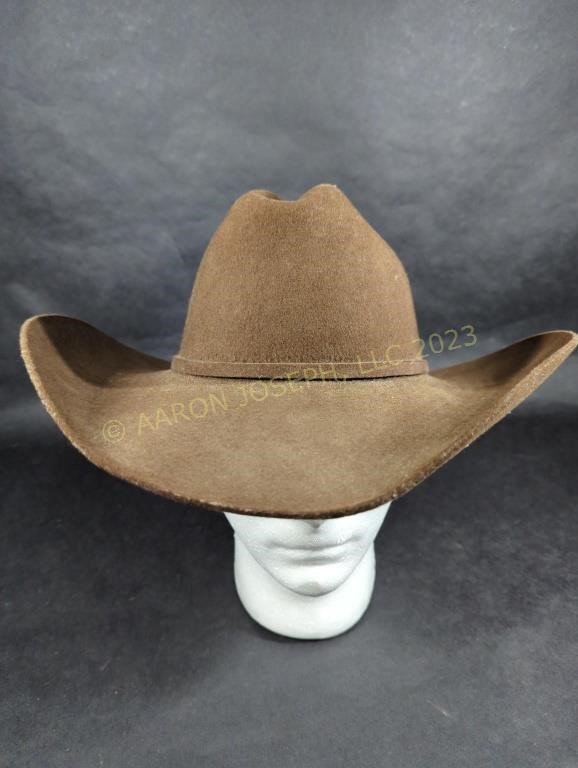 MHT Brown Beaver Blend Felt Western Hat