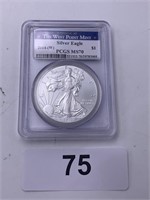2014(W) Silver Eagle $1 Coin - PCGS MS70