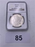 1878 S E Pluribus Unum S$1 Coin - MS63