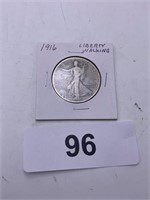 1916 Walking Liberty Half Dollar Coin