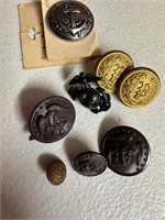 Vintage Military Pins/Buttons