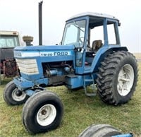 Ford TW20 tractor, 16 spd,  cab - no doors,