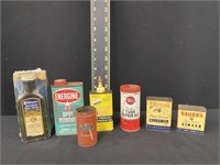 Nice Group of Vintage Advertising Cans