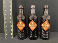 Group of Vintage Orange Crush Bottles