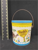 Vintage Shedds Peanut Butter 5 LB Graphic Tin