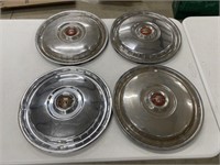 Group of VIntage Ford Hubcaps
