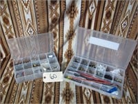Qty 2: Small Parts Organizers with Contents