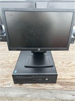 1 HP monitor & 1 HP desktop