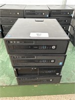4 HP desktop computers