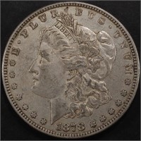 1878 8TF MORGAN DOLLAR XF