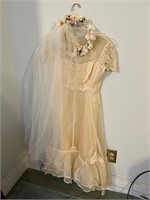 Vintage Wedding Dress, as found