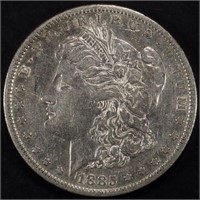 1885-S MORGAN DOLLAR XF