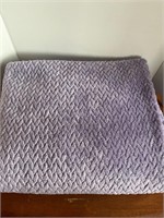 Small Purple Toddler Blanket like new